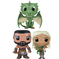 Burnt Khaleesi, Bloody Khal and Rhaegal