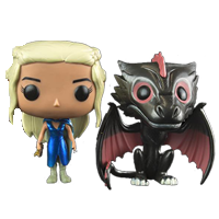 Daenerys and Drogon Metallic