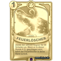 Feuerlöscher (gold)