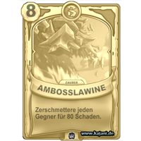 Ambosslawine (gold)